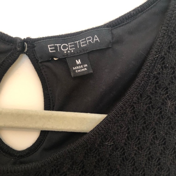 Etcetera black knit dress - Picture 5 of 7